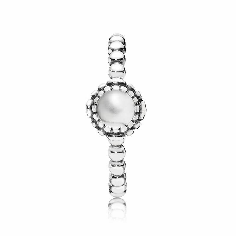 Pandora Birthday Blooms Ring April NZ Sale, Sterling Silver (761435-UYQ)